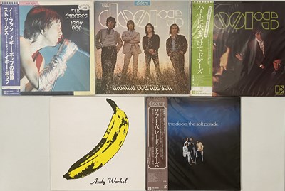 Lot 1288 - THE DOORS/ STOOGES/ VELVET UNDERGROUND - LP PACK