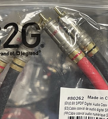 Lot 13 - MIXED AUDIO EQUIPMENT AND CABLING. (IFI, KHADAS, LOGITECH, TOPPING)