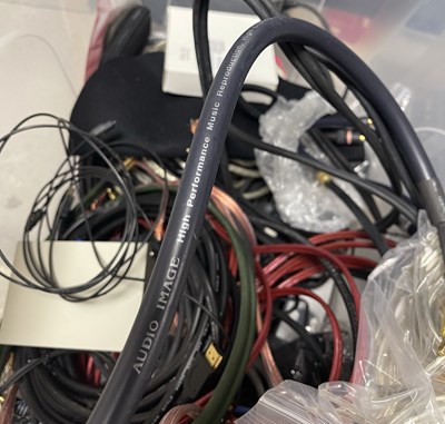 Lot 13 - MIXED AUDIO EQUIPMENT AND CABLING. (IFI, KHADAS, LOGITECH, TOPPING)
