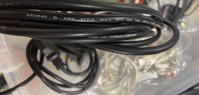 Lot 13 - MIXED AUDIO EQUIPMENT AND CABLING. (IFI, KHADAS, LOGITECH, TOPPING)