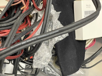 Lot 13 - MIXED AUDIO EQUIPMENT AND CABLING. (IFI, KHADAS, LOGITECH, TOPPING)