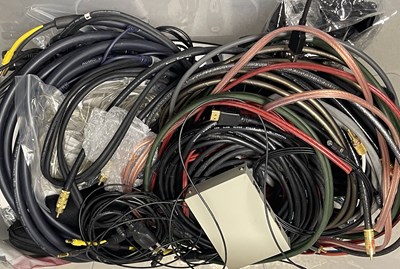 Lot 13 - MIXED AUDIO EQUIPMENT AND CABLING. (IFI, KHADAS, LOGITECH, TOPPING)
