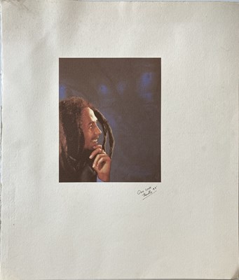 Lot 407 - BOB MARLEY ARTWORK FOR NATURAL MYSTIC COMPILATION SIGNED BY NEVILLE GARRICK.