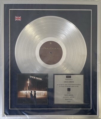 Lot 374 - WICHITA RECORDS - THE CRIBS -OFFICIAL BPI PRESENTATION AWARD FOR MEN'S NEEDS....