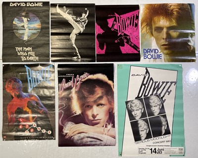 Lot 578 - DAVID BOWIE - POSTER COLLECTON INC 1983 GERMAN CONCERT POSTER.