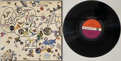 Lot 936 - LED ZEPPELIN - III LP (UK PLUM/ RED - ATLANTIC - 2401002)