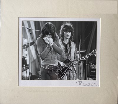 Lot 499 - MICHAEL RANDOLPH / ROLLING STONES SIGNED PHOTO.