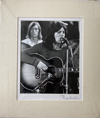Lot 498 - MICHAEL RANDOLPH / ROLLING STONES SIGNED PHOTO.