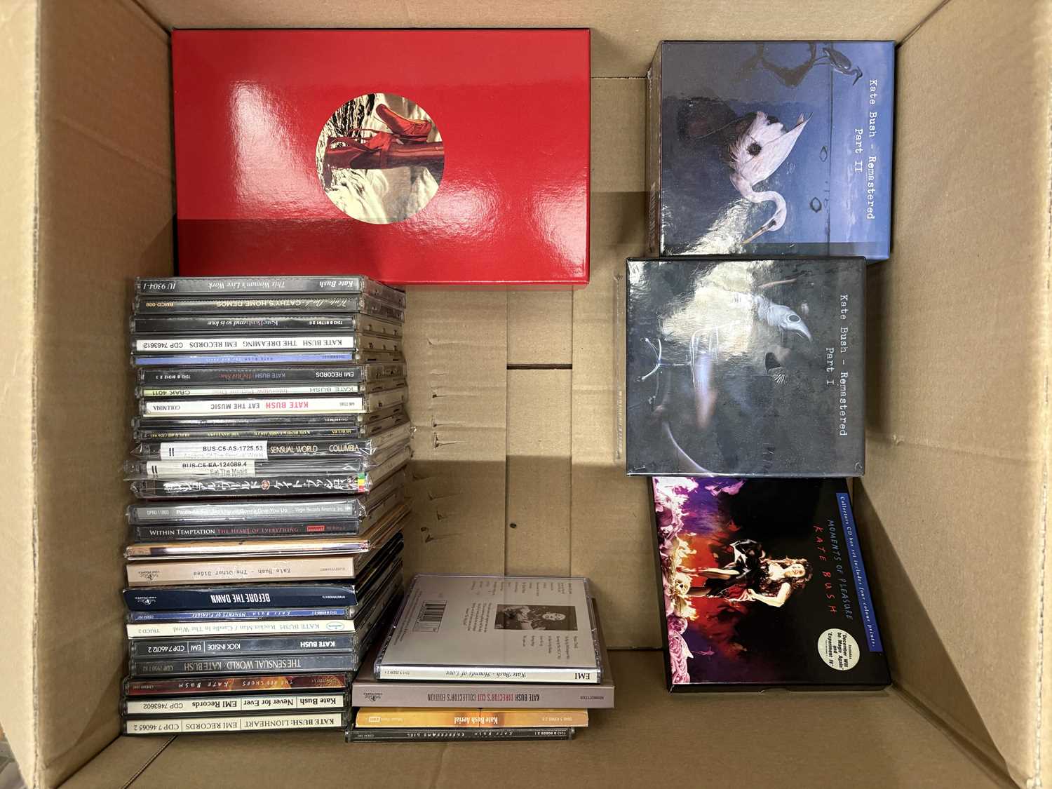 Lot 919 - KATE BUSH CD / BOXSET COLLECTION INC SEALED TITLES.