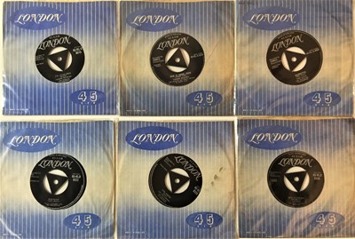 Lot 101 - THE LONDON RECORDS (UK) 7'' COLLECTION - R&R/ROCKABILLY/DOO WOP (HLU 8505 TO 8599)