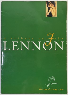 Lot 287 - THE BEATLES INTEREST - SEAN LENNON, AL GREEN, KYLIE MINOGUE AND OTHERS - MULTI SIGNED JOHN LENNON TRIBUTE PROGRAMME.