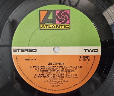Lot 8 - LED ZEPPELIN - S/T LP (MISPRINT SLEEVE - ATLANTIC - K40031)