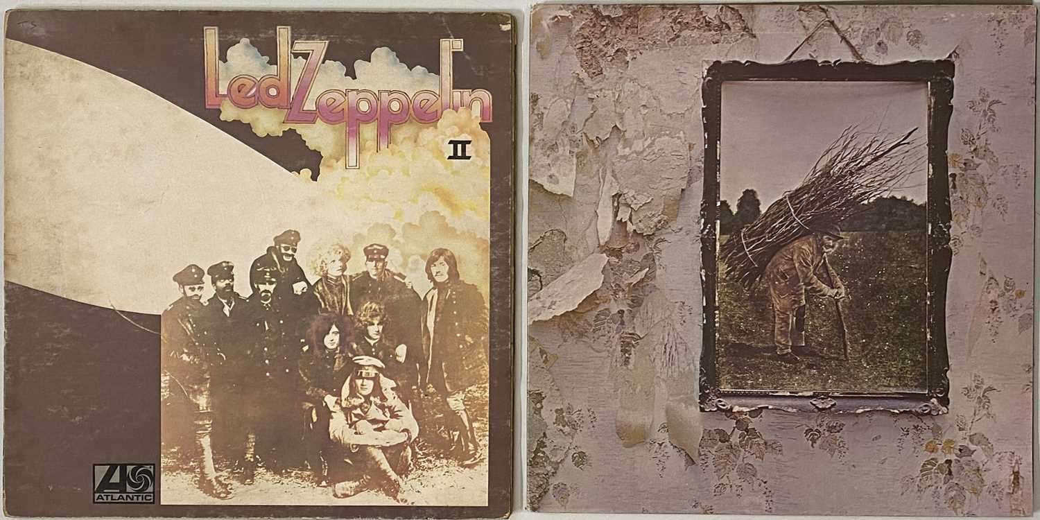 Lot 9 - LED ZEPPELIN - LP PACK (UK ATLANTIC PLUM/ RED)