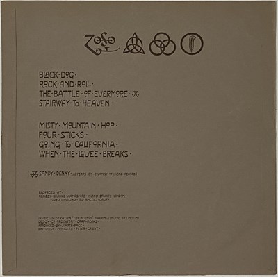 Lot 9 - LED ZEPPELIN - LP PACK (UK ATLANTIC PLUM/ RED)