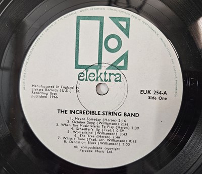 Lot 10 - THE INCREDIBLE STRING BAND - S/T LP (UK MONO ORIGINAL - ELEKTRA - EUK 254)