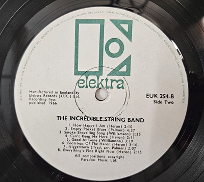 Lot 10 - THE INCREDIBLE STRING BAND - S/T LP (UK MONO ORIGINAL - ELEKTRA - EUK 254)