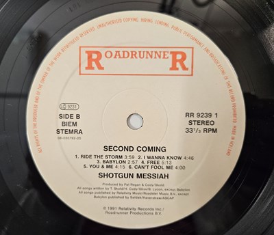 Lot 20 - SHOTGUN MESSIAH - SECOND COMING LP (EU ORIGINAL W/ PRESS RELEASE - RR 9239 1)