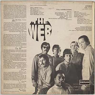 Lot 24 - THE WEB - FULLY INTERLOCKING LP (UK TEST PRESSING - DERAM - DML 1025)