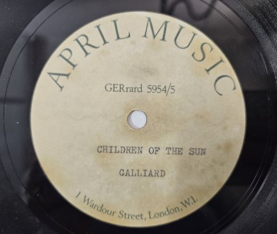 Lot 27 - GALLIARD - STRANGE PLEASURE LP (UK STEREO - SDN 4 - SIGNED BY DAVE CASWELL - INC/ 7" ACETATE)