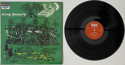 Lot 27 - GALLIARD - STRANGE PLEASURE LP (UK STEREO - SDN 4 - SIGNED BY DAVE CASWELL - INC/ 7" ACETATE)