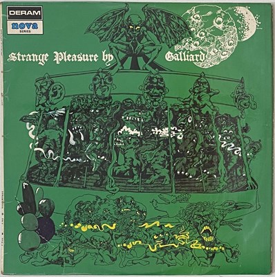 Lot 27 - GALLIARD - STRANGE PLEASURE LP (UK STEREO - SDN 4 - SIGNED BY DAVE CASWELL - INC/ 7" ACETATE)
