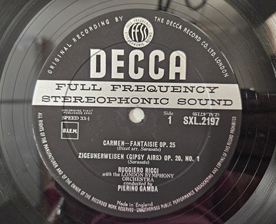 Lot 79 - RUGGIERO RICCI - CARMEN FANTAISIE LP (SXL.2197 - ED1)