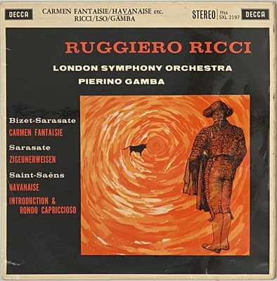 Lot 79 - RUGGIERO RICCI - CARMEN FANTAISIE LP (SXL.2197 - ED1)
