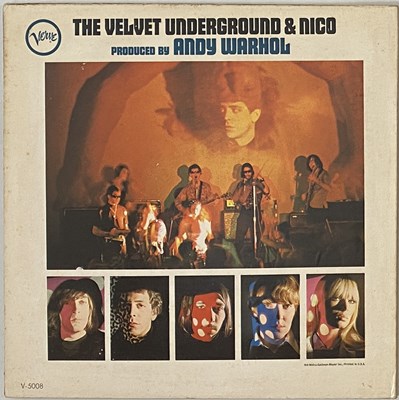 Lot 34 - THE VELVET UNDERGROUND & NICO LP (US MONO EAST COAST ORIGINAL - V-5008)