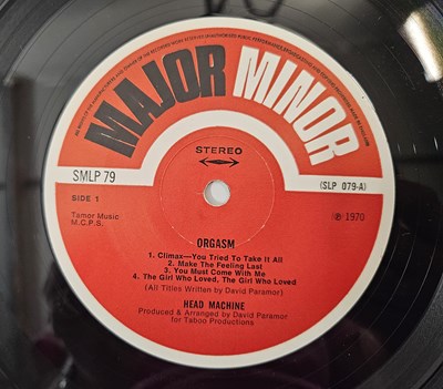 Lot 82 - HEAD MACHINE - ORGASM LP (UK ORIGINAL - MAJOR MINOR - SMLP 79)