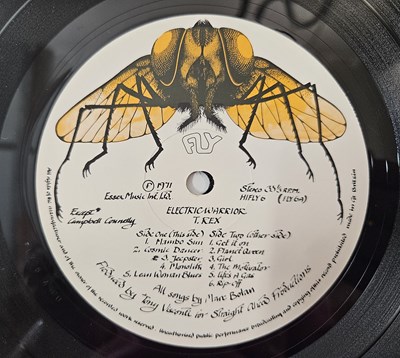 Lot 83 - T REX - ELECTRIC WARRIOR LP (UK ORIGINAL W/ POSTER - FLY - HIFLY 6)