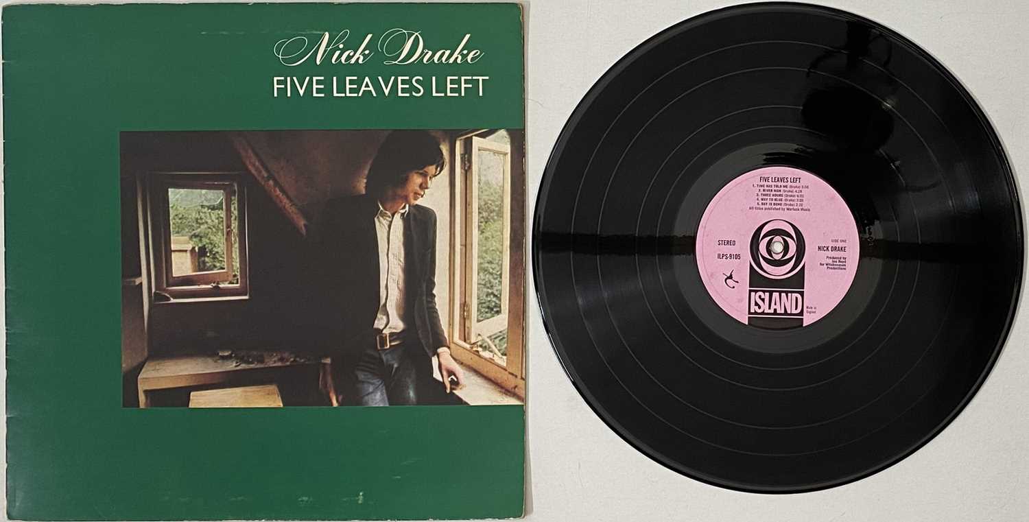 Lot 39 - NICK DRAKE - FIVE LEAVES LEFT LP (UK ORLAKE PRESS - ISLAND - ILPS 9105)