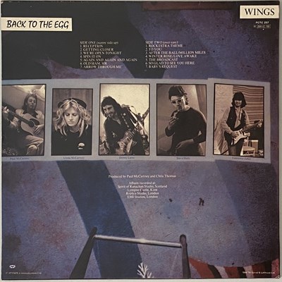 Lot 42 - WINGS - BACK TO THE EGG LP PICTURE DISC (UK PROMO ONLY - MPL - PCTCP 257)
