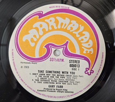 Lot 47 - GARY FARR - TAKE SOMETHING WITH YOU LP (UK ORIGINAL - MARMALADE - 608013)