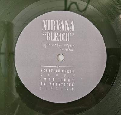 Lot 92 - NIRVANA - BLEACH (GREEN VINYL - TUPLP 6)