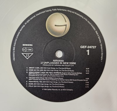 Lot 92 - NIRVANA - BLEACH (GREEN VINYL - TUPLP 6)