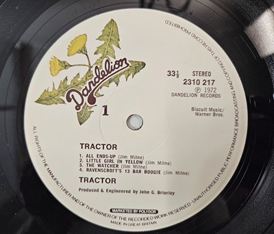 Lot 50 - TRACTOR - TRACTOR LP (UK ORIGINAL - DANDELION - 2310 217)