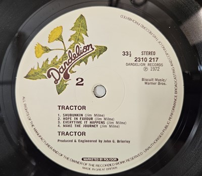 Lot 50 - TRACTOR - TRACTOR LP (UK ORIGINAL - DANDELION - 2310 217)