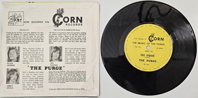 Lot 61 - THE PURGE - THE MAYOR OF SIMPLETON/ THE KNAVE 7" (UK PSYCH ORIGINAL - CORN RECORDS - CP 101)