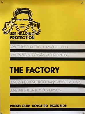 Lot 35 - PETER SAVILLE - LIMITED EDITION 'FAC 1' PRINT WITH SIGNED COA