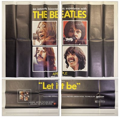 Lot 265 - THE BEATLES - ORIGINAL US SIX SHEET POSTER FOR 'LET IT BE' (1970).