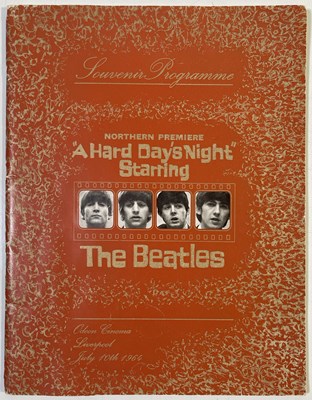 Lot 197 - THE BEATLES - A HARD DAY'S NIGHT NORTHERN PREMIERE PROGRAMME.