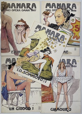 Lot 128 - ADULT COMICS / ARTWORK - COLLECTION OF WORK BY MILO MANARA.