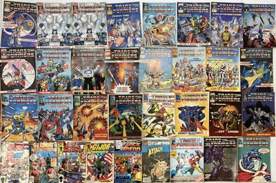 Lot 96 - COMICS INC MARVEL - GI JOE / TRANSFORMERS ETC MOSTLY CIRCA 1980S.