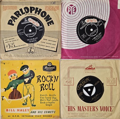 Lot 1369 - BEATLES 7" FACTORY SAMPLES + BILL HALEY AND LITTLE RICHARD 7"S