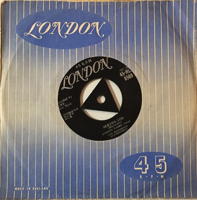 Lot 107 - JOHNNY FAIRE - BERTHA LOU 7'' (ORIGINAL UK LONDON RELEASE - 45-HLU 8569)