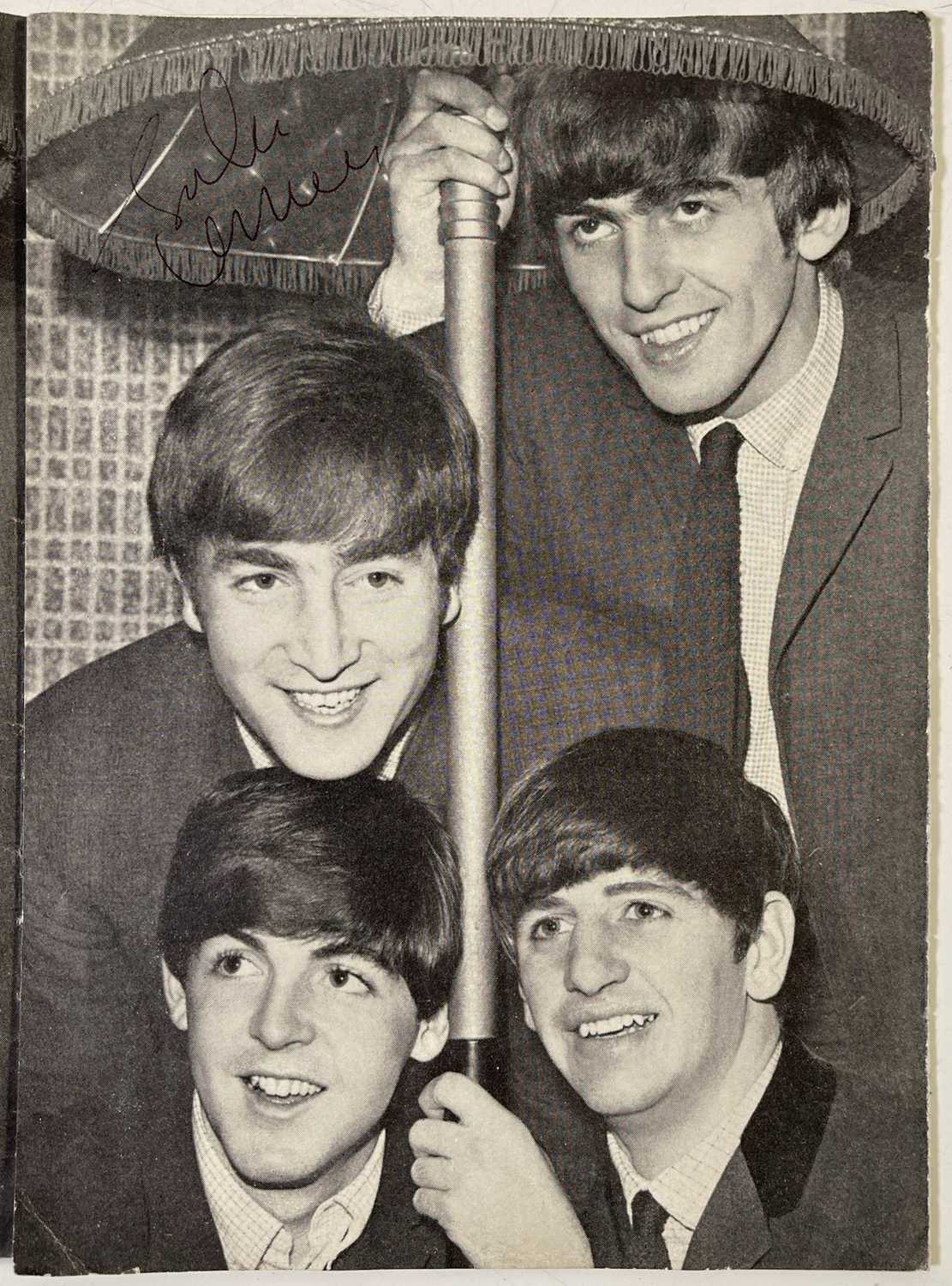 Lot 305 - THE BEATLES - MONTHLY BOOK WITH PAGE SIGNED BY JOHN LENNON.