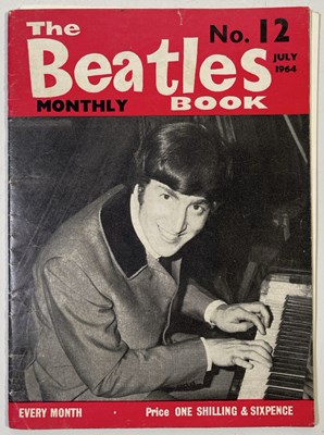 Lot 305 - THE BEATLES - MONTHLY BOOK WITH PAGE SIGNED BY JOHN LENNON.