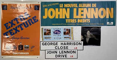 Lot 273 - THE BEATLES - SOLO MEMBERS ALBUM PROMO POSTERS.