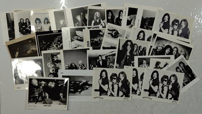 Lot 399 - METAL AND HARD ROCK PROMOTIONAL PHOTOGRAPHS.