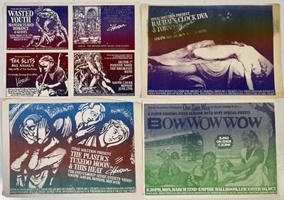 Lot 377 - 1980S FINAL SOLUTION HANDBILLS INC BAUHAUS / THIS HEAT.